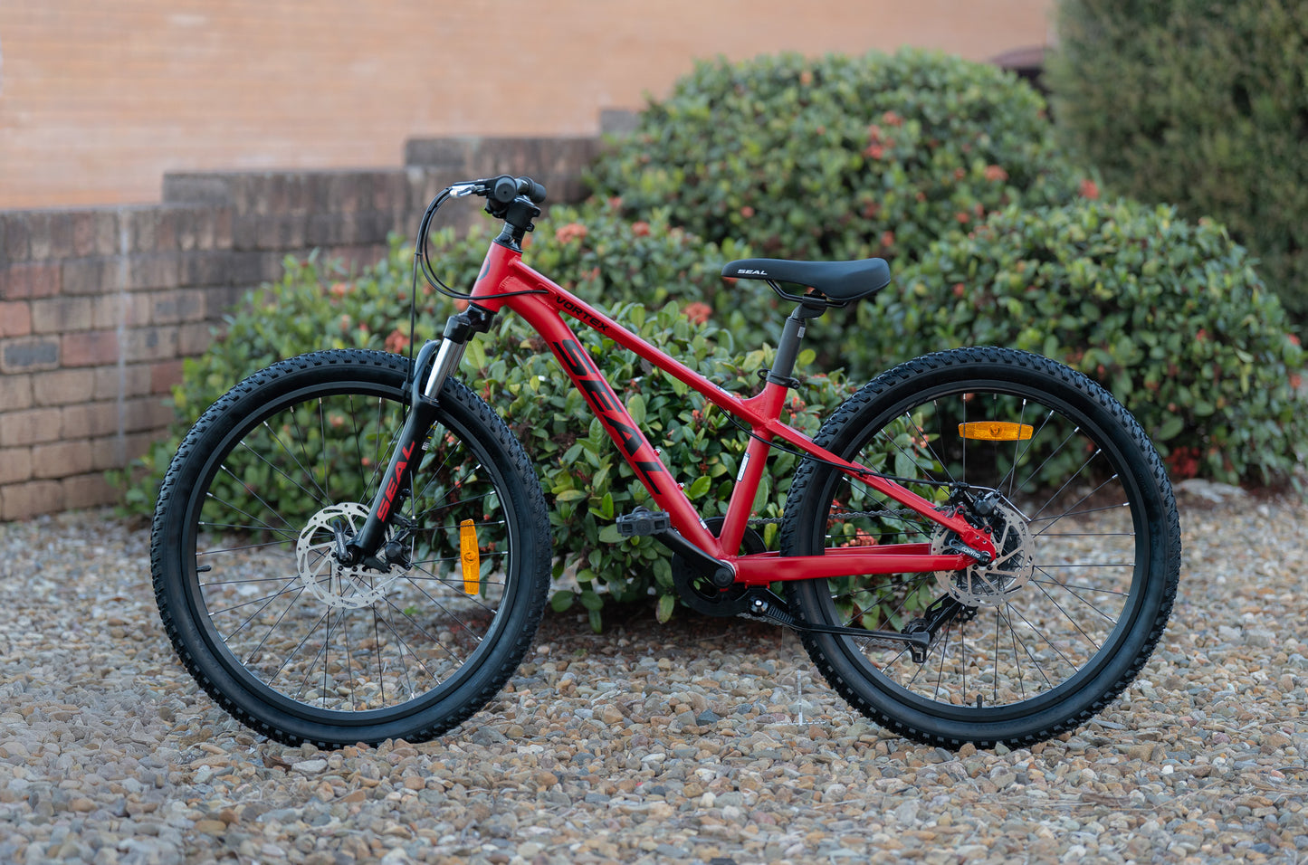 New Vortex 24" Kids Mountain Bike - Disc Brakes, Lightweight Alloy Frame