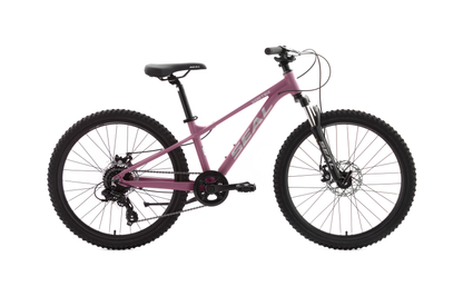 New Vortex 24" Kids Mountain Bike - Disc Brakes, Lightweight Alloy Frame